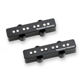 Seymour Duncan Hot Jazz Bass Pickup Set Black - przetworniki do gitary basowe - 1