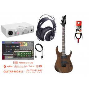 Zestaw do nagrywania gitary + interfejs + słuchawki 011 - 1