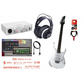 Zestaw do nagrywania gitary + interfejs + słuchawki 013 - 1