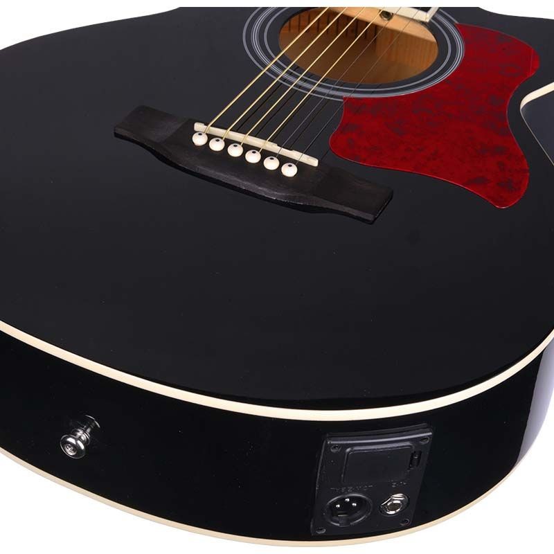 NN EAG SET BK gitara elektroakustyczna + wzmacniacz gitarowy zestaw BLACK - 6