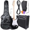 NN EG SET BK zestaw gitarowy gitara elektryczna stratocaster - 1