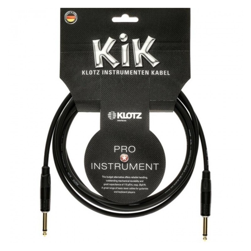 Klotz KIKKG6.0PPSW - kabel instrumentalny Jack - Jack 6m
