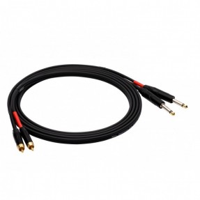 REDS AU1460 BX - Kabel 2 X Jack MONO - 2 X RCA 6 M