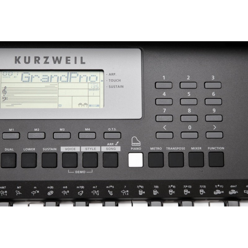 Kurzweil KP90L - Keyboard z podświetlanymi klawiszami - 6