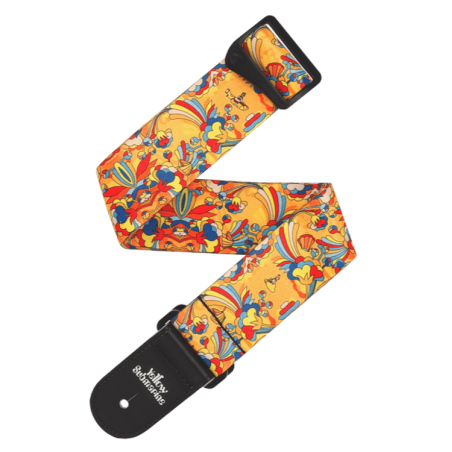 D'Addario Beatles Yellow Submarine 55th Anniversary Polyester Guitar Strap, Primrose Prairie - pasek gitarowy - 1