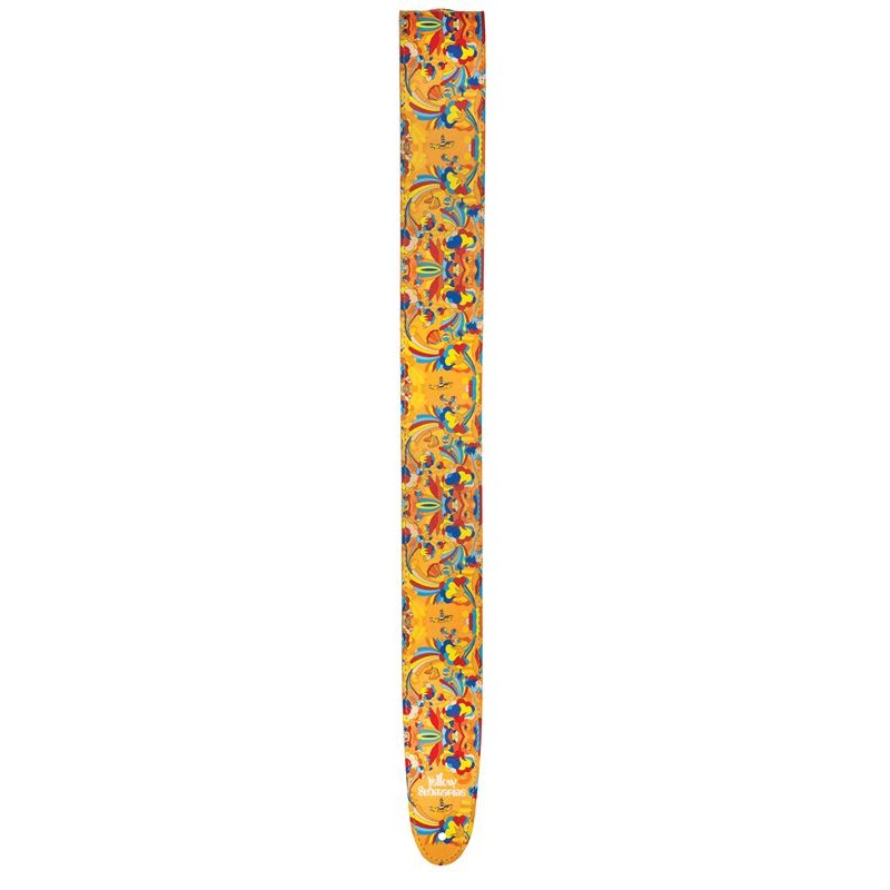 D'Addario Beatles Yellow Submarine 55th Anniversary Vinyl Guitar Strap, Primrose Prairie - pasek gitarowy - 2 D'Addario Beatles Yellow Submarine 55th Anniversary Vinyl Guitar Strap, Primrose Prairie - pasek gitarowy - 2
