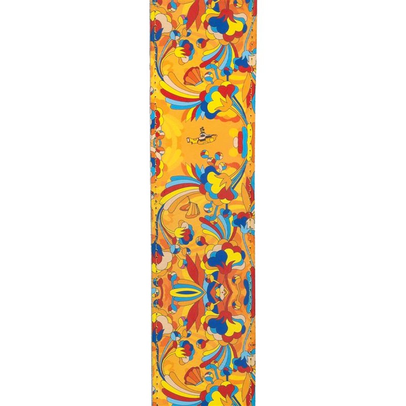 D'Addario Beatles Yellow Submarine 55th Anniversary Vinyl Guitar Strap, Primrose Prairie - pasek gitarowy - 3 D'Addario Beatles Yellow Submarine 55th Anniversary Vinyl Guitar Strap, Primrose Prairie - pasek gitarowy - 3