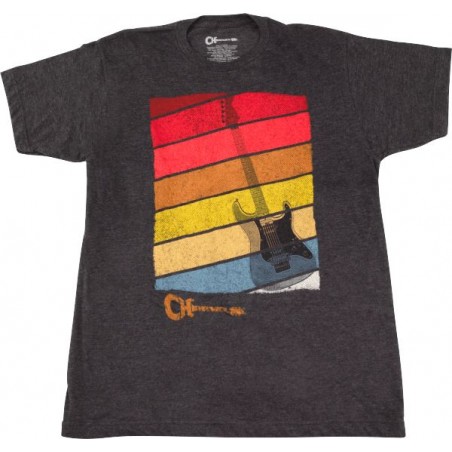 Charvel T-shirt męski Sunset szary XL - 1