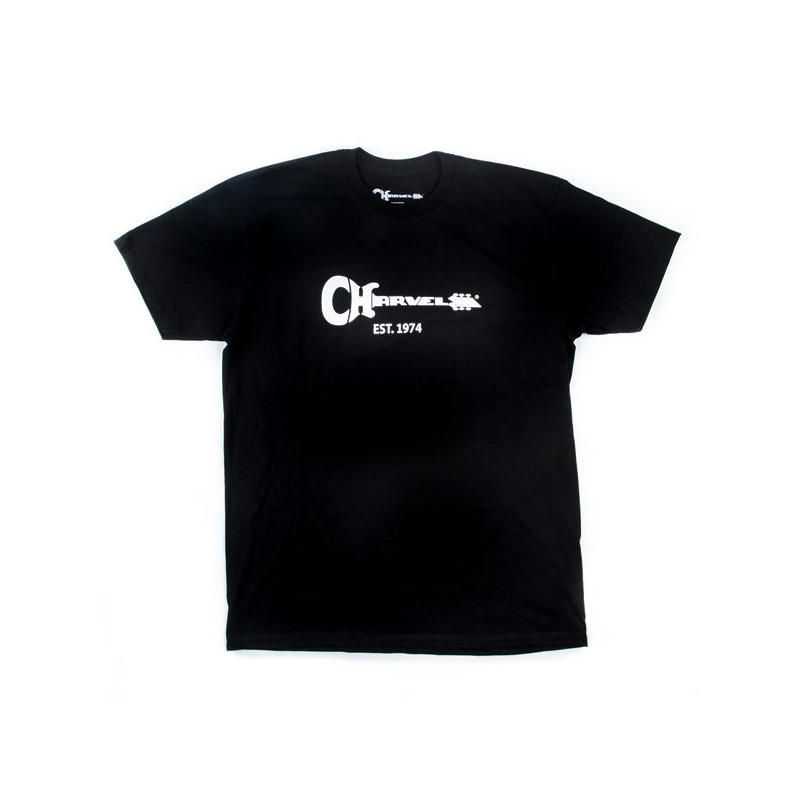 Charvel T-shirt męski Guitar czarny XL - 1