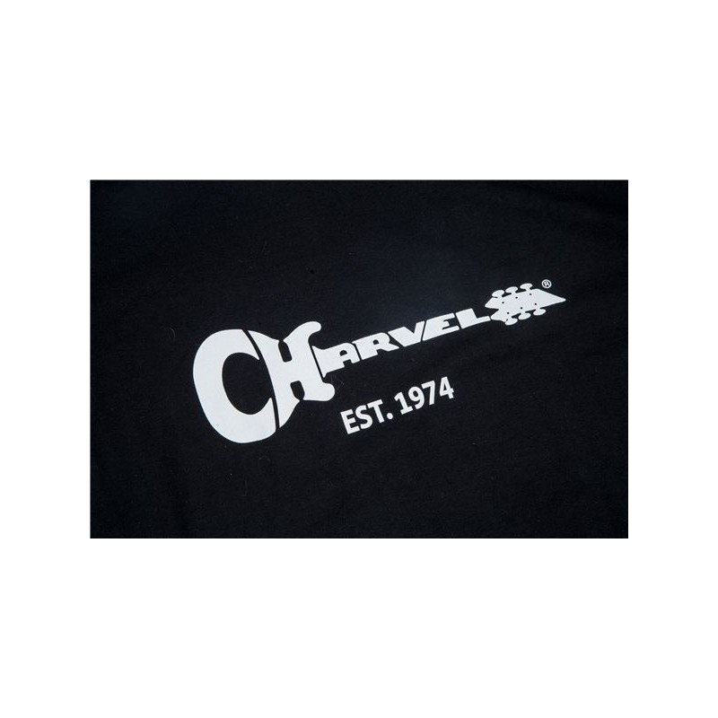 Charvel T-shirt męski Guitar czarny XL - 3
