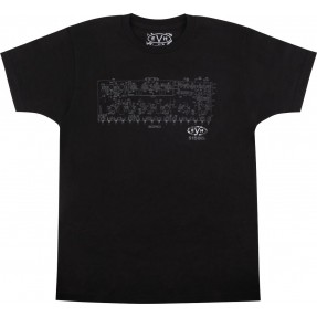 EVH T-shirt męski Schematic czarny XL - 1