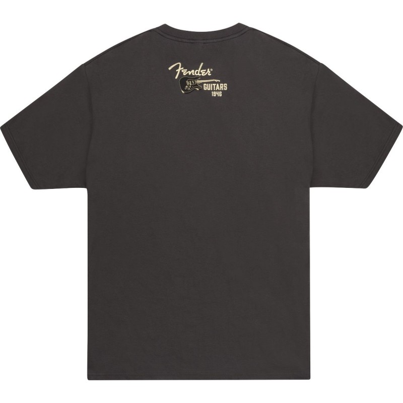 Fender T-shirt męski Wings To Fly czarny XXL - 2