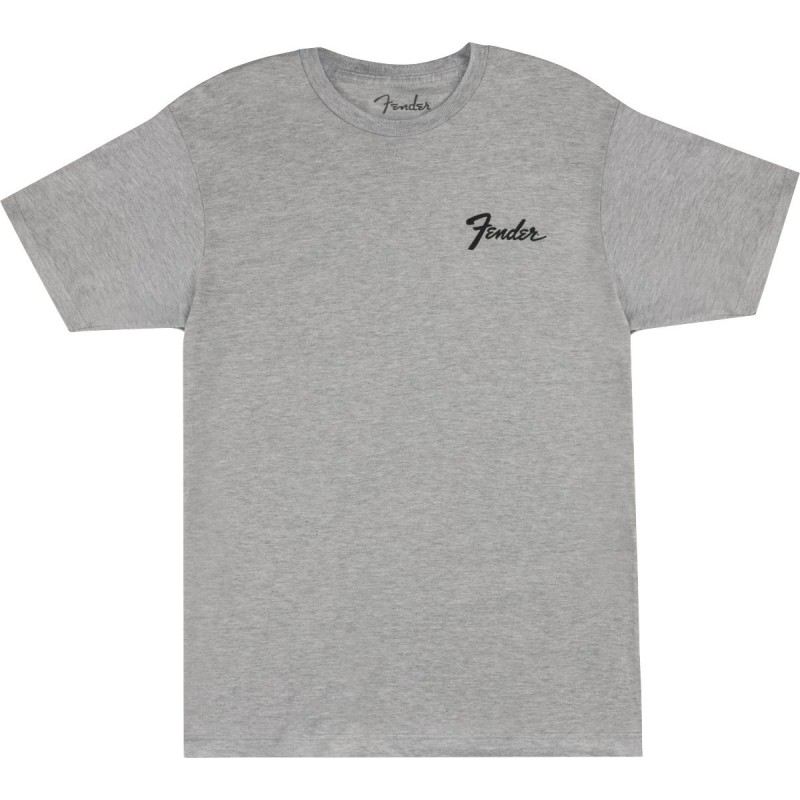 Fender T-shirt męski Transition Logo szary XXL - 1