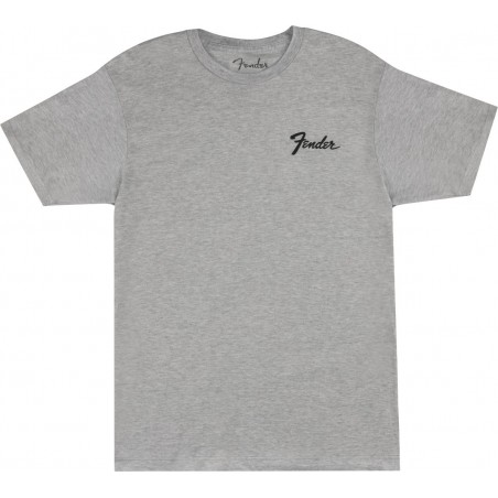 Fender T-shirt męski Transition Logo szary S - 1