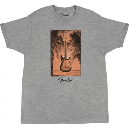 Fender T-shirt męski Surf szarny XL - 1