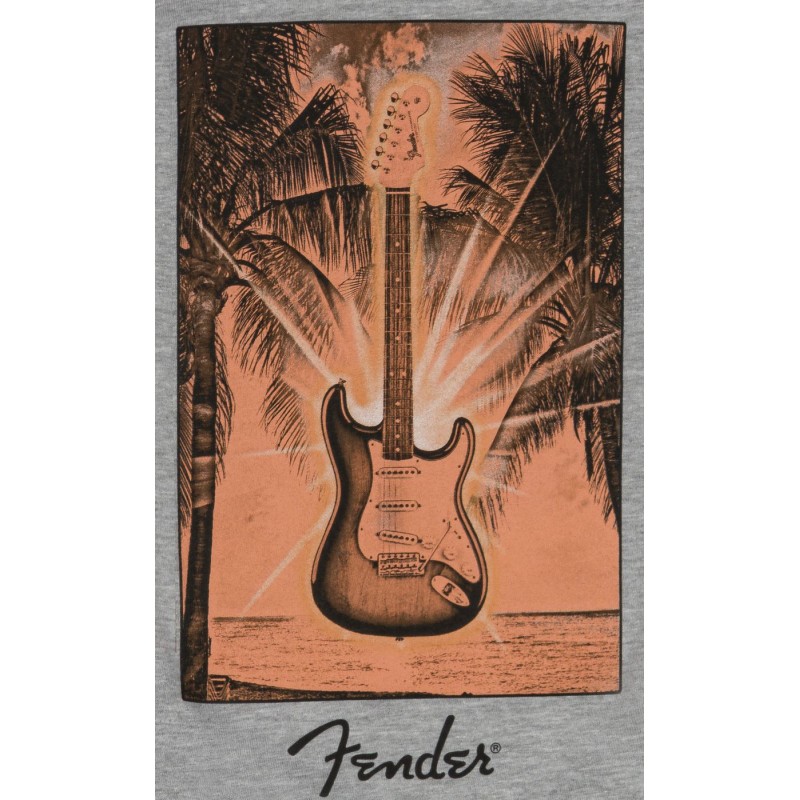 Fender T-shirt męski Surf szarny S - 2