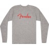 Fender T-shirt męski Spaghetti szary XXL - 1