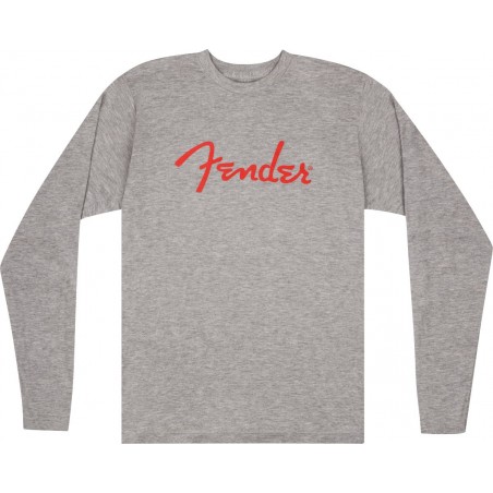 Fender T-shirt męski Spaghetti szary XL - 1