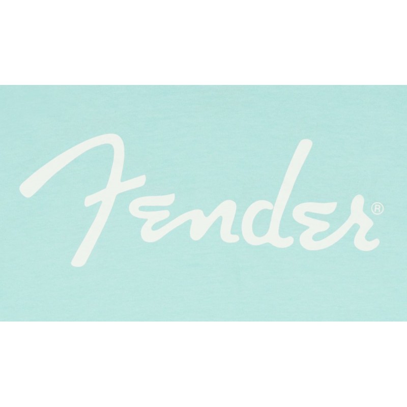 Fender T-shirt męski Spaghetti niebieski S - 2