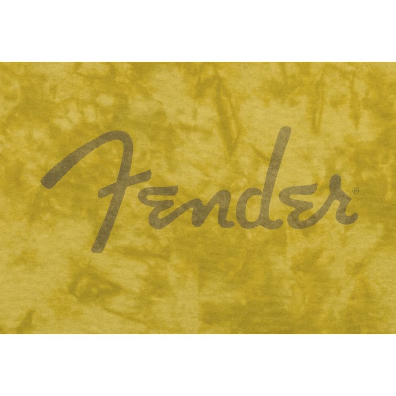 Fender T-shirt męski Spaghetti musztardowy XL - 2