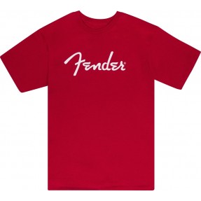 Fender T-shirt męski Spaghetti czerwona S - 1