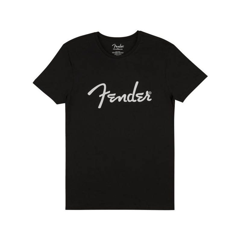 Fender T-shirt męski Spaghetti czarny XXL - 1