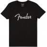 Fender T-shirt męski Spaghetti czarny XXL - 1