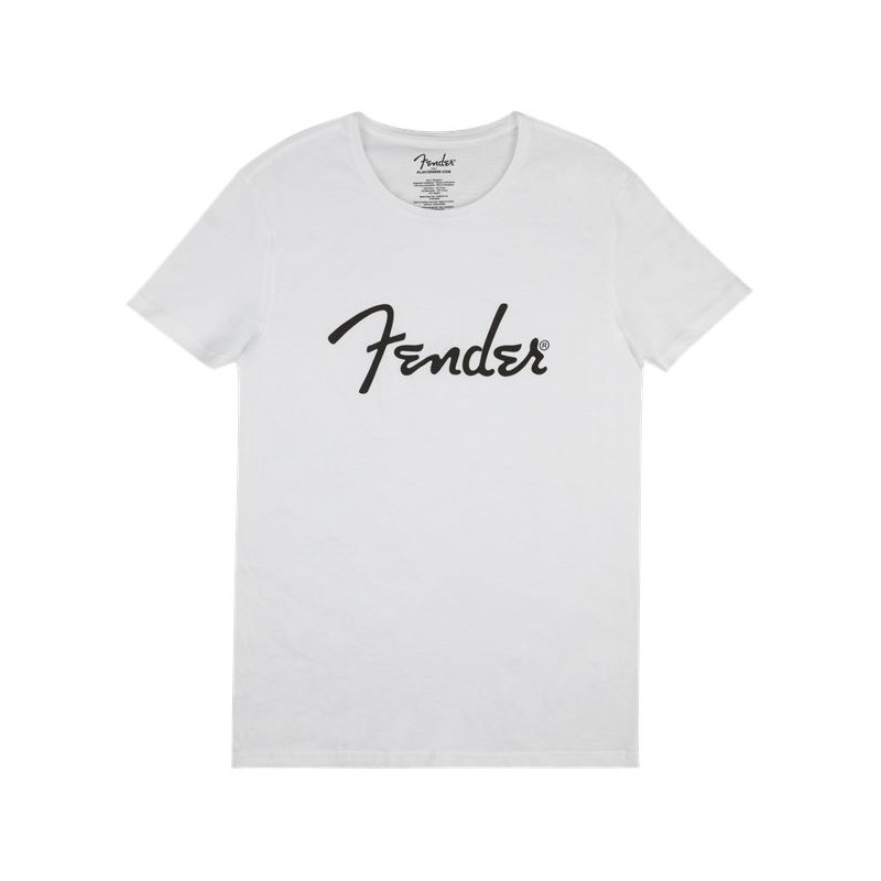 Fender T-shirt męski Spaghetti biały XXL - 1