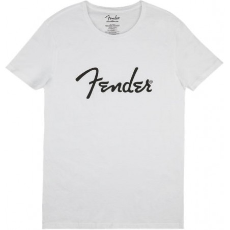 Fender T-shirt męski Spaghetti biały XXL - 1