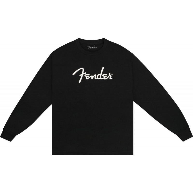 Fender T-shirt męski longsleeve Spaghetti czarny M - 1