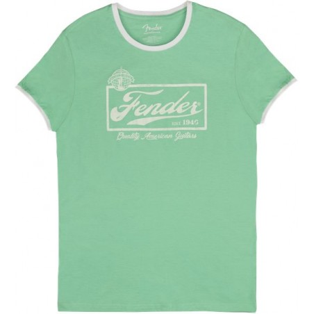 Fender T-shirt męski Beer Label zielony XL - 1