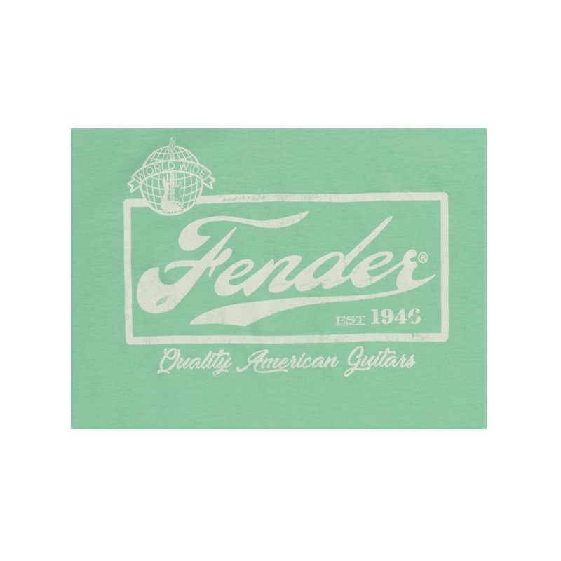 Fender T-shirt męski Beer Label zielony XL - 3