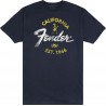 Fender T-shirt męski Baja niebieski XXL - 1