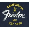 Fender T-shirt męski Baja niebieski XXL - 2