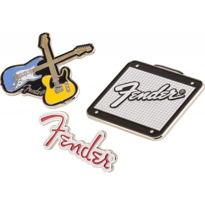Fender Przypinka emaliowana Crossed Guitar - 2 Fender Przypinka emaliowana Crossed Guitar - 2