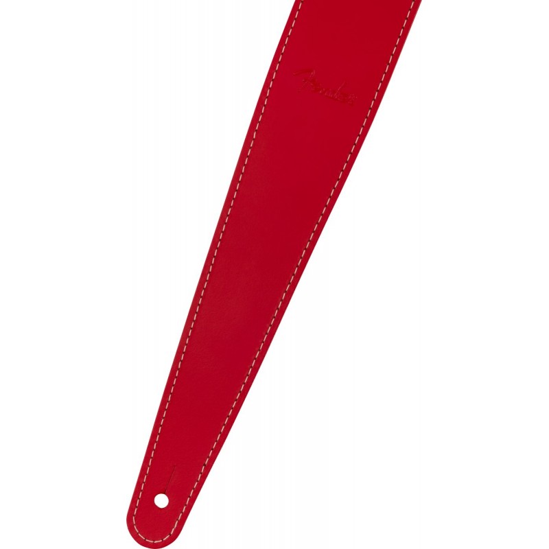 Fender Pasek skórzany do gitary Essentials RED - 2 Fender Pasek skórzany do gitary Essentials RED - 2