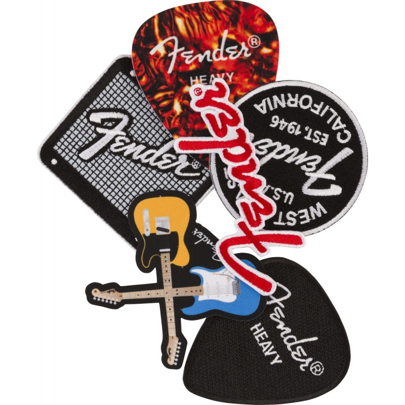 Fender Naszywka Heavy Pick, Tortoiseshell - 3 Fender Naszywka Heavy Pick, Tortoiseshell - 3