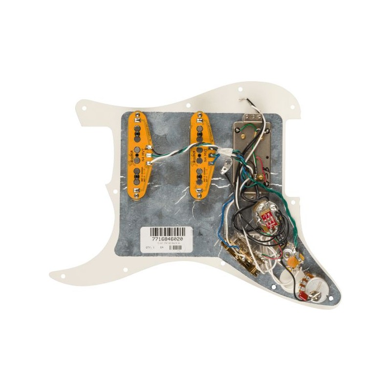 Fender Maskownica Strat, Shawbucker Bridge/Gen 4 Noiseless Neck/Middle HSS WBW - 2 Fender Maskownica Strat, Shawbucker Bridge/Gen 4 Noiseless Neck/Middle HSS WBW - 2