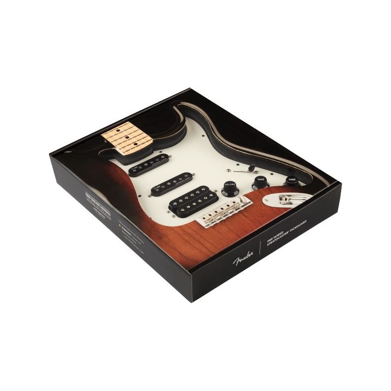 Fender Maskownica Strat, Shawbucker Bridge/Gen 4 Noiseless Neck/Middle HSS WBW - 3 Fender Maskownica Strat, Shawbucker Bridge/Gen 4 Noiseless Neck/Middle HSS WBW - 3