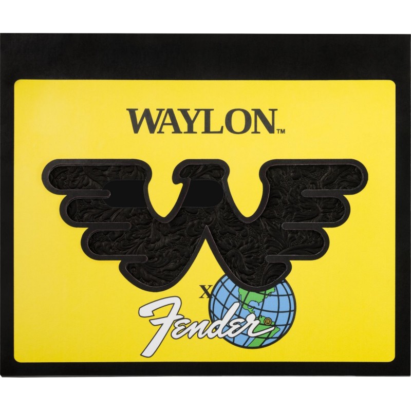Fender Maskownica skórzana Telecaster Waylon Jennings, czarna - 5