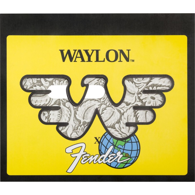 Fender Maskownica skórzana Telecaster Waylon Jennings, biała - 5