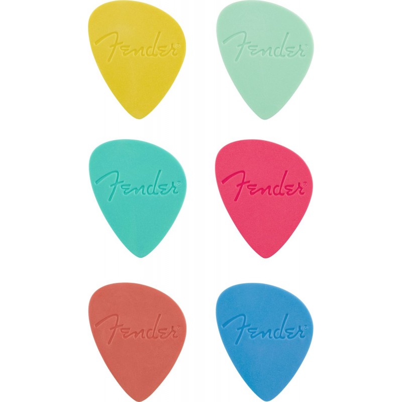 Fender Kostki gitarowe (6 szt.) - 1 Fender Kostki gitarowe (6 szt.) - 1