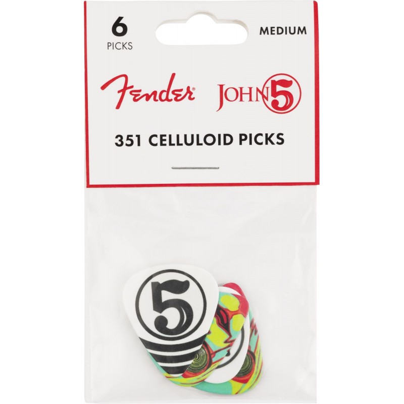 Fender Kostki gitarowe (6 szt.) - 2 Fender Kostki gitarowe (6 szt.) - 2