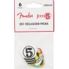Fender Kostki gitarowe (6 szt.) - 2 Fender Kostki gitarowe (6 szt.) - 2