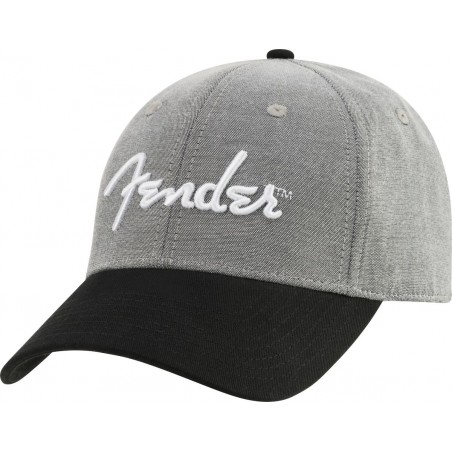 Fender Czapka z daszkiem szaro-czarna - 1