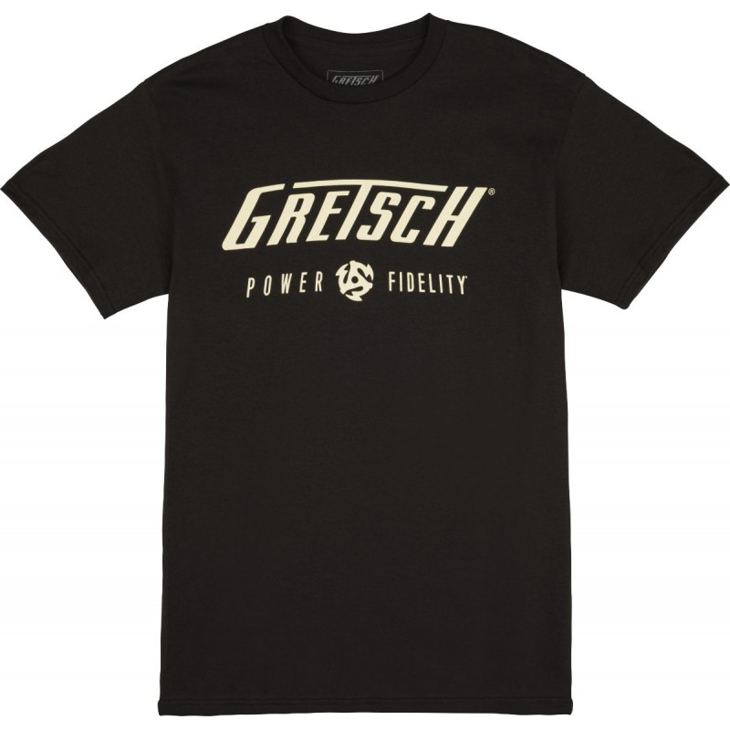 Gretsch T-shirt męski Power & Fidelity czarny XXL - 1