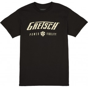 Gretsch T-shirt męski Power & Fidelity czarny M - 1