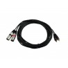 Omnitronic 3022522E - Kabel audio 2x XLR męski - 2x RCA 6 m - 2