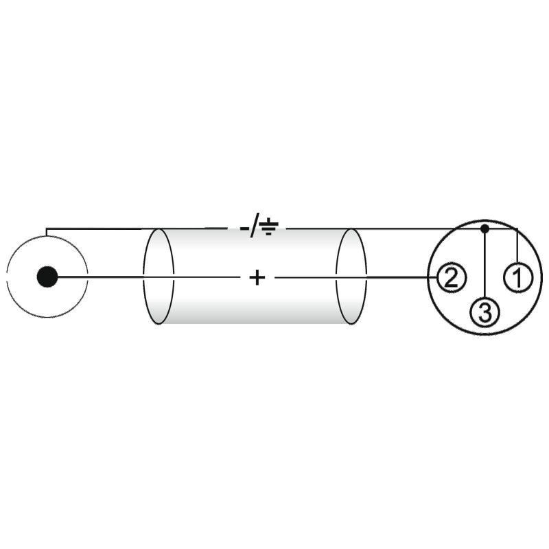 Omnitronic 3022075J - Kabel audio XLR żeński - RCA 0,15 m - 3 - Kable RCA - XLR - Wysokiej jakości profesjonalny kabel audio XLR