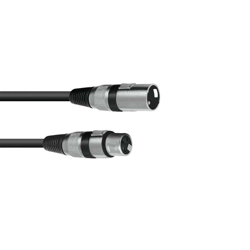 Omnitronic 3022045N - Kabel mikrofonowy XLR męski - XLR żeński 1,5 m - 1